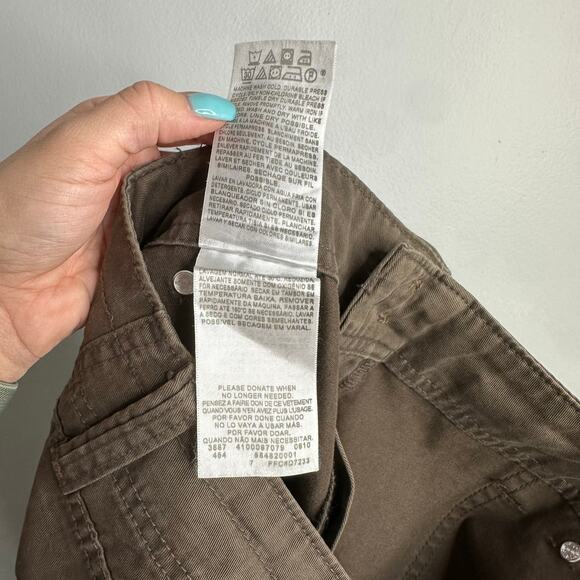 Levi's brown utility pants with cargo pockets size 8 - Picture 8 of 9